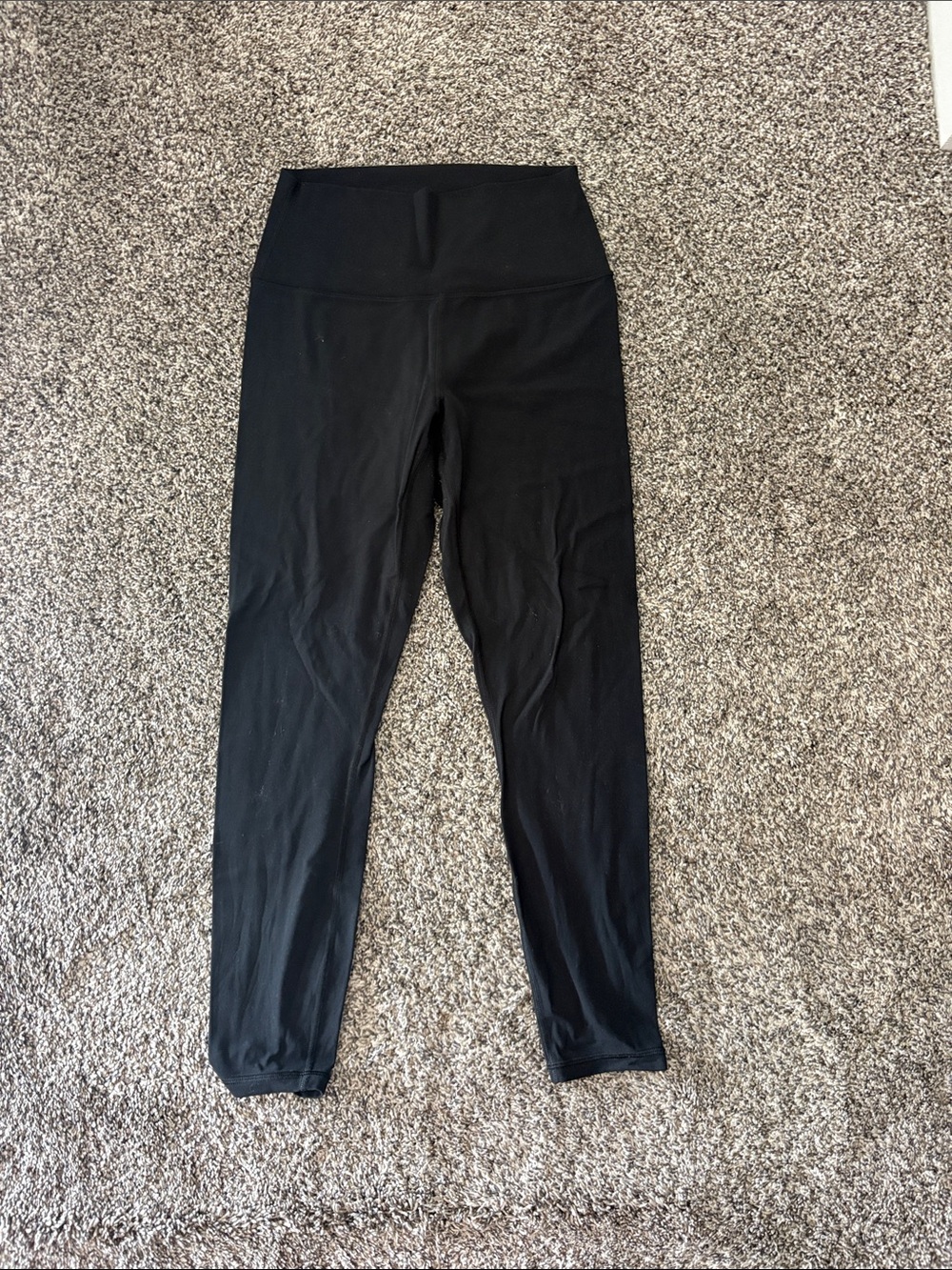 Athleta Transcend High Rise 7/8 Black Leggings Size Small